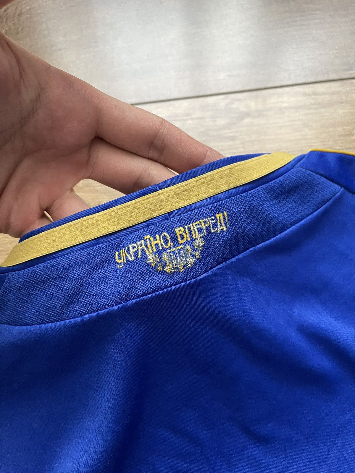 Adidas 2012 Adidas Ukraine Vintage Soccer Suit Jersey And Shorts Size US S / EU 44-46 / 1 - 6 Thumbnail