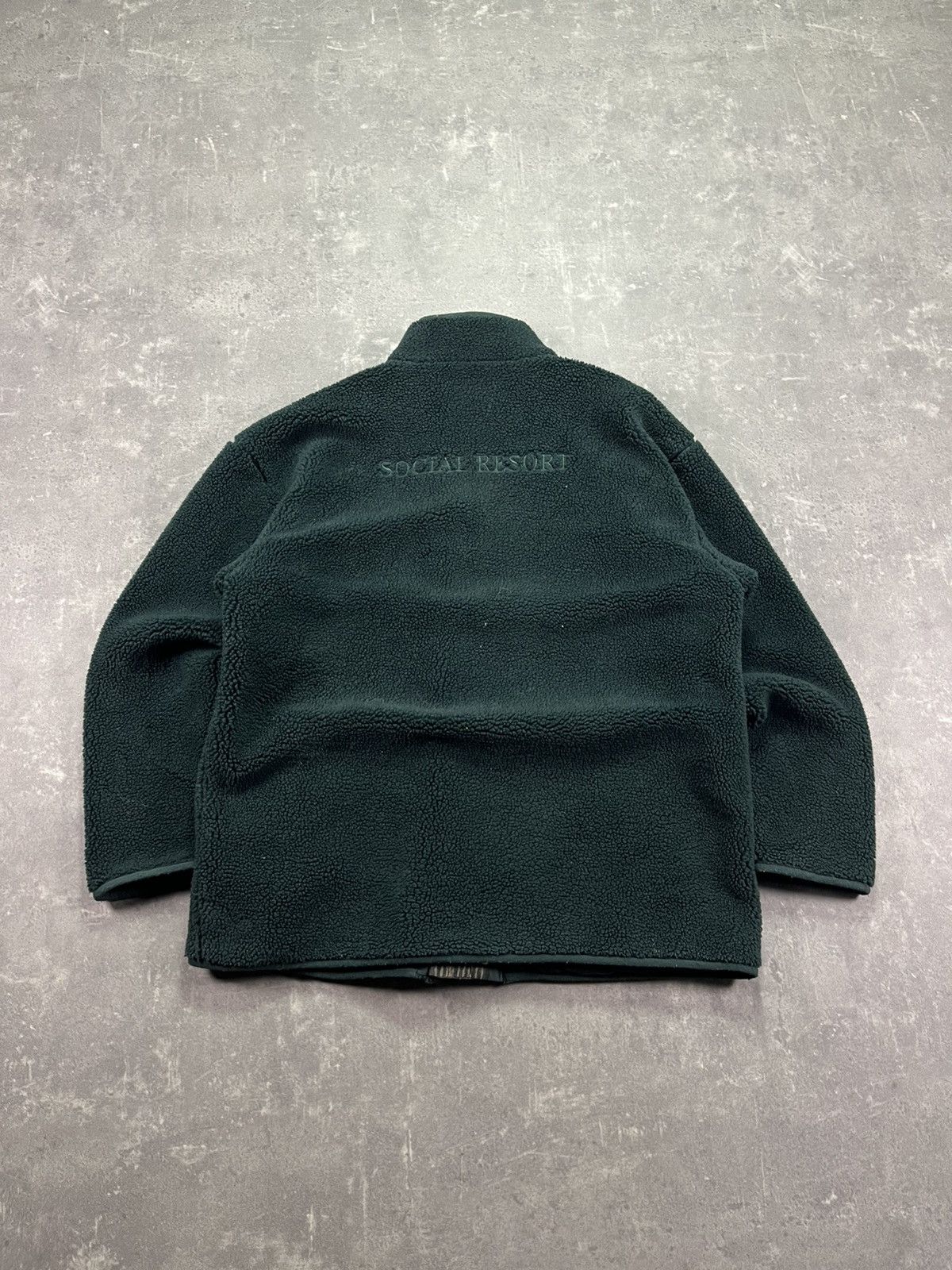 Han Kjobenhavn Han Kjobenhavn Social Resort Big Logo Baggy Fleece Jacket M Size US M / EU 48-50 / 2 - 2 Thumbnail