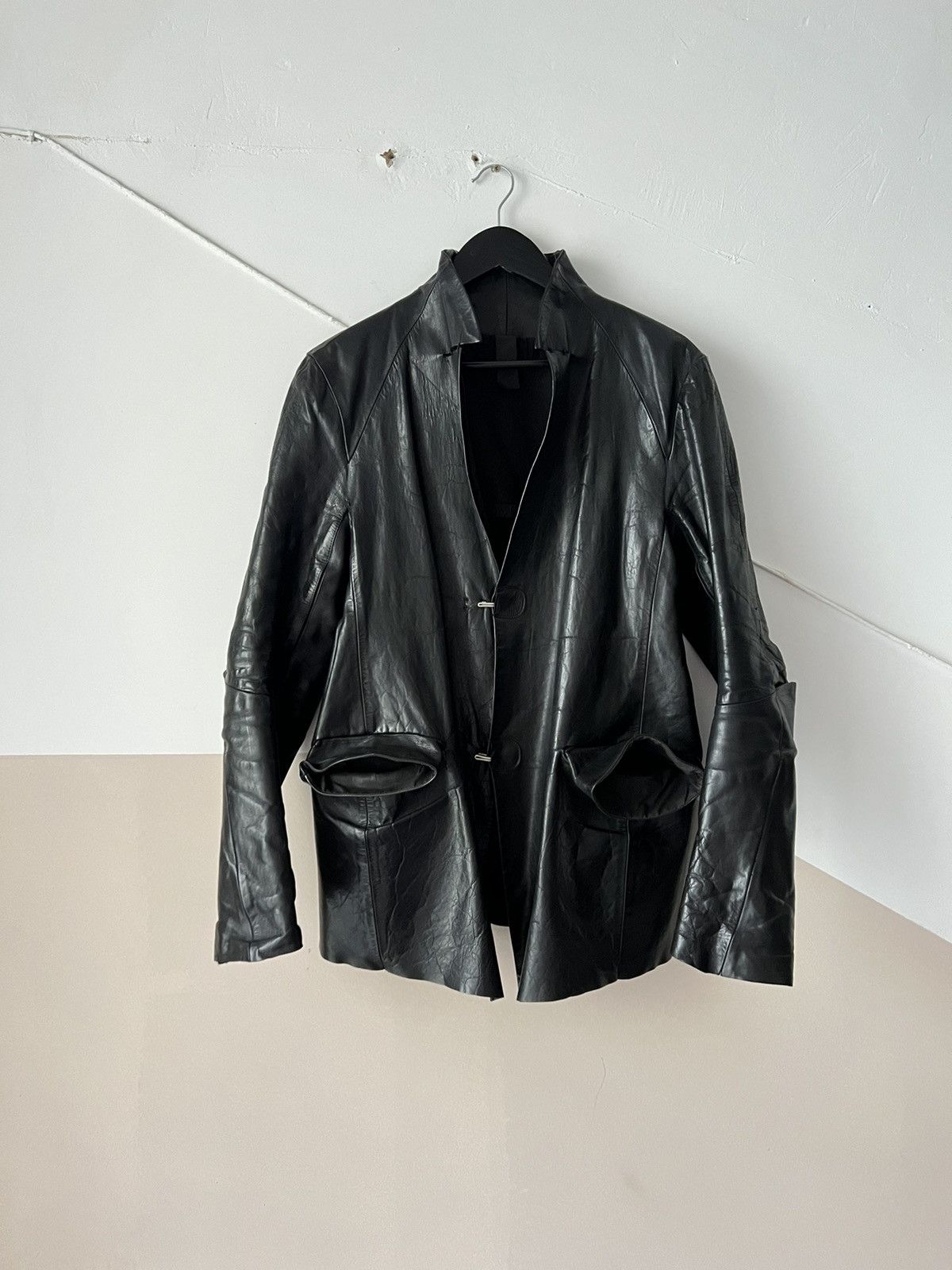 Yohan Serfaty longarm leather jacket - レザージャケット