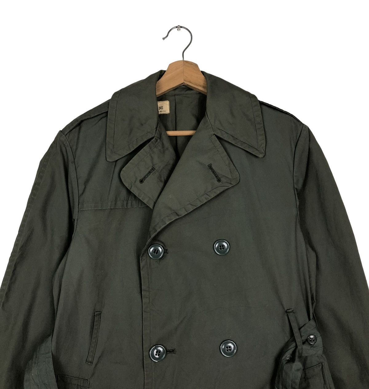 Buzz Rickson's 🔥VINTAGE LONG TRENCH COATS JACKET QUARPEL CENTRE MFG CO Size US M / EU 48-50 / 2 - 3 Thumbnail