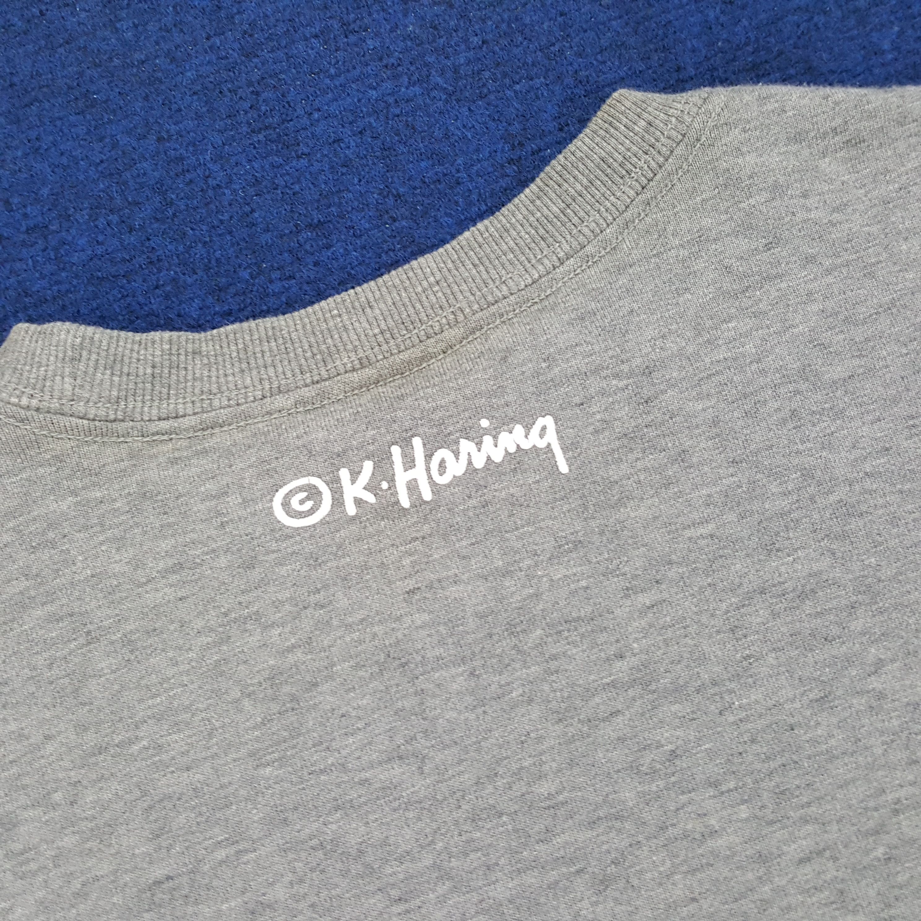 Keith Haring × Vintage Vintage Keith Haring Design City Cycles Sweatshirts Size US L / EU 52-54 / 3 - 5 Thumbnail