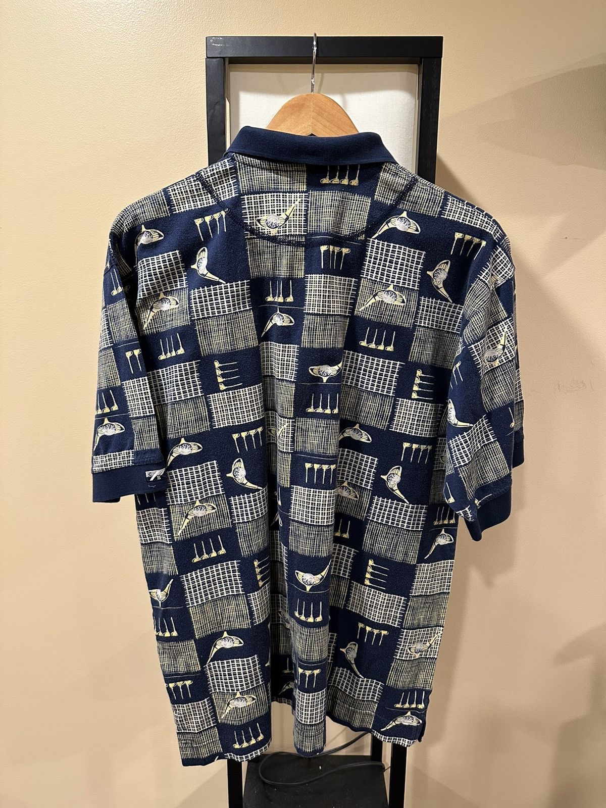 Cutter & Buck × Vintage Vintage Cutter & Buck Sportman Fancy Golf 90s Polo Shirt Size US L / EU 52-54 / 3 - 2 Thumbnail