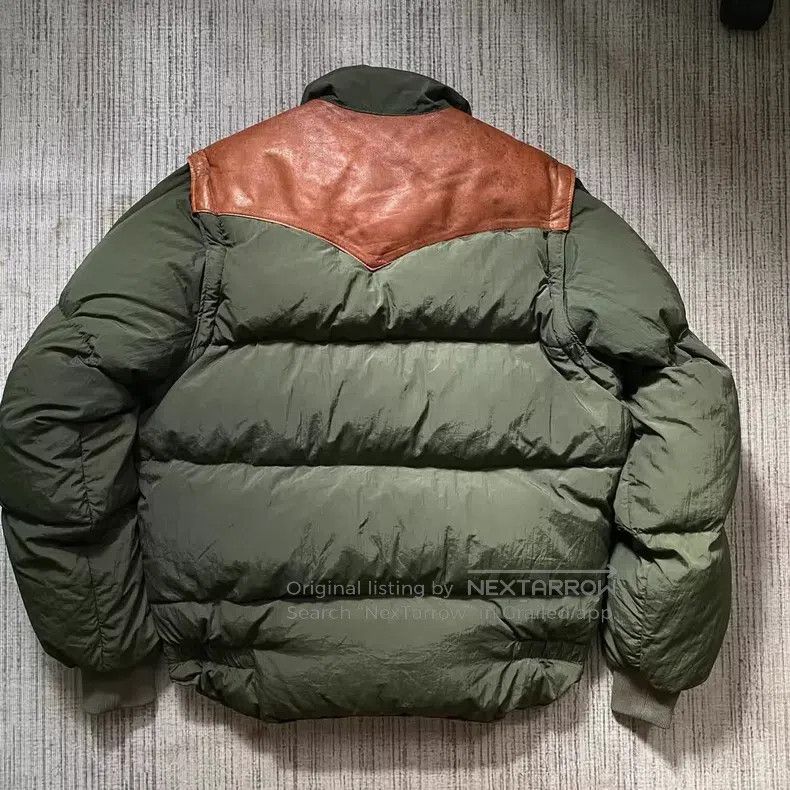 Schott Schott Leather down jacket Size US S / EU 44-46 / 1 - 5 Thumbnail