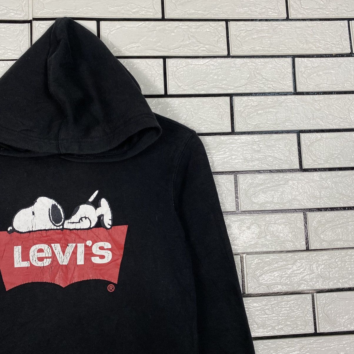 Levi's 📌Hoodie Pull Over Levi's Big Logo Snoopy Size US M / EU 48-50 / 2 - 7 Thumbnail