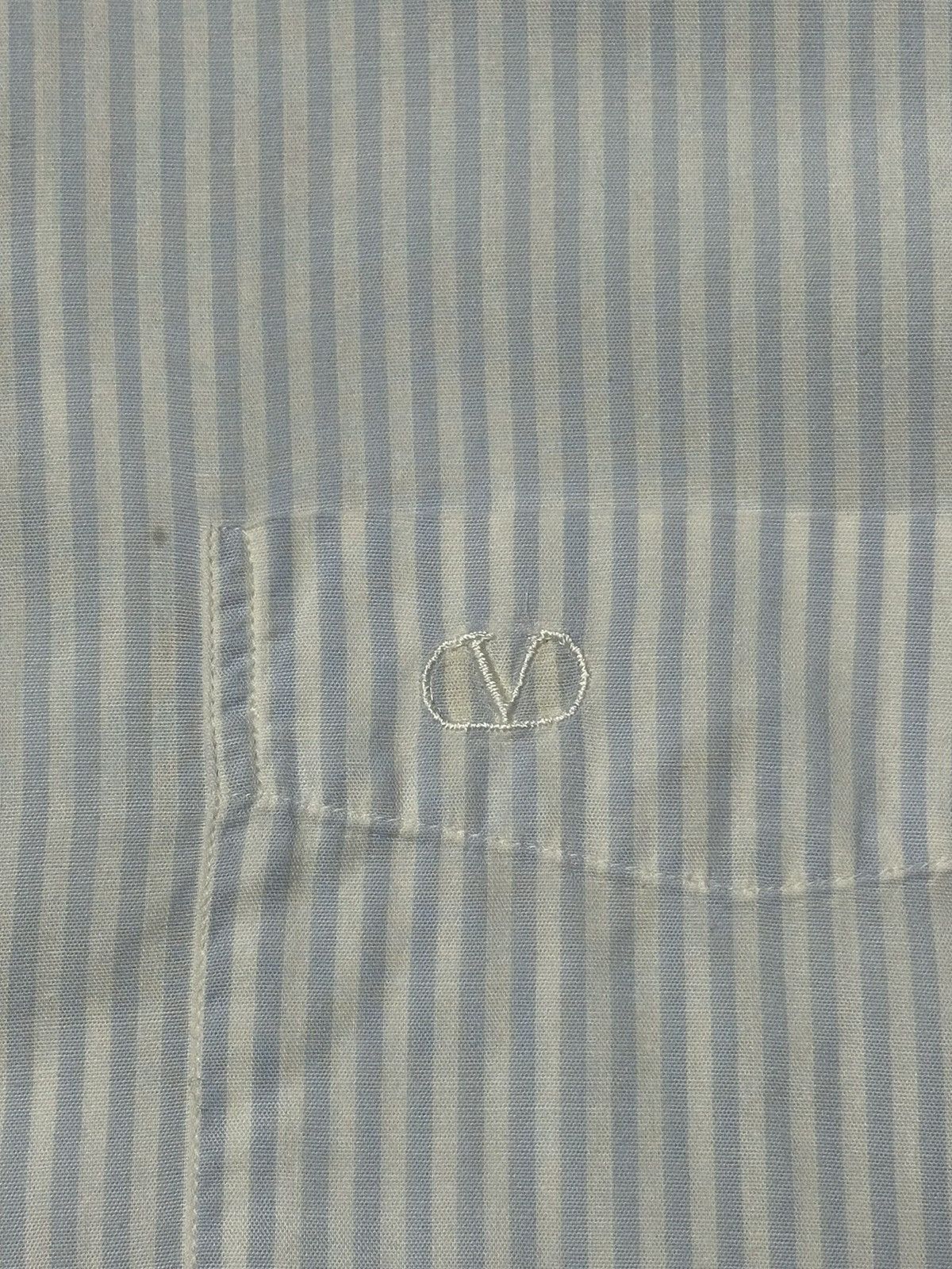 Valentino Vintage Valentino Chemises Long Sleeve Striped Shirt Size US M / EU 48-50 / 2 - 5 Thumbnail