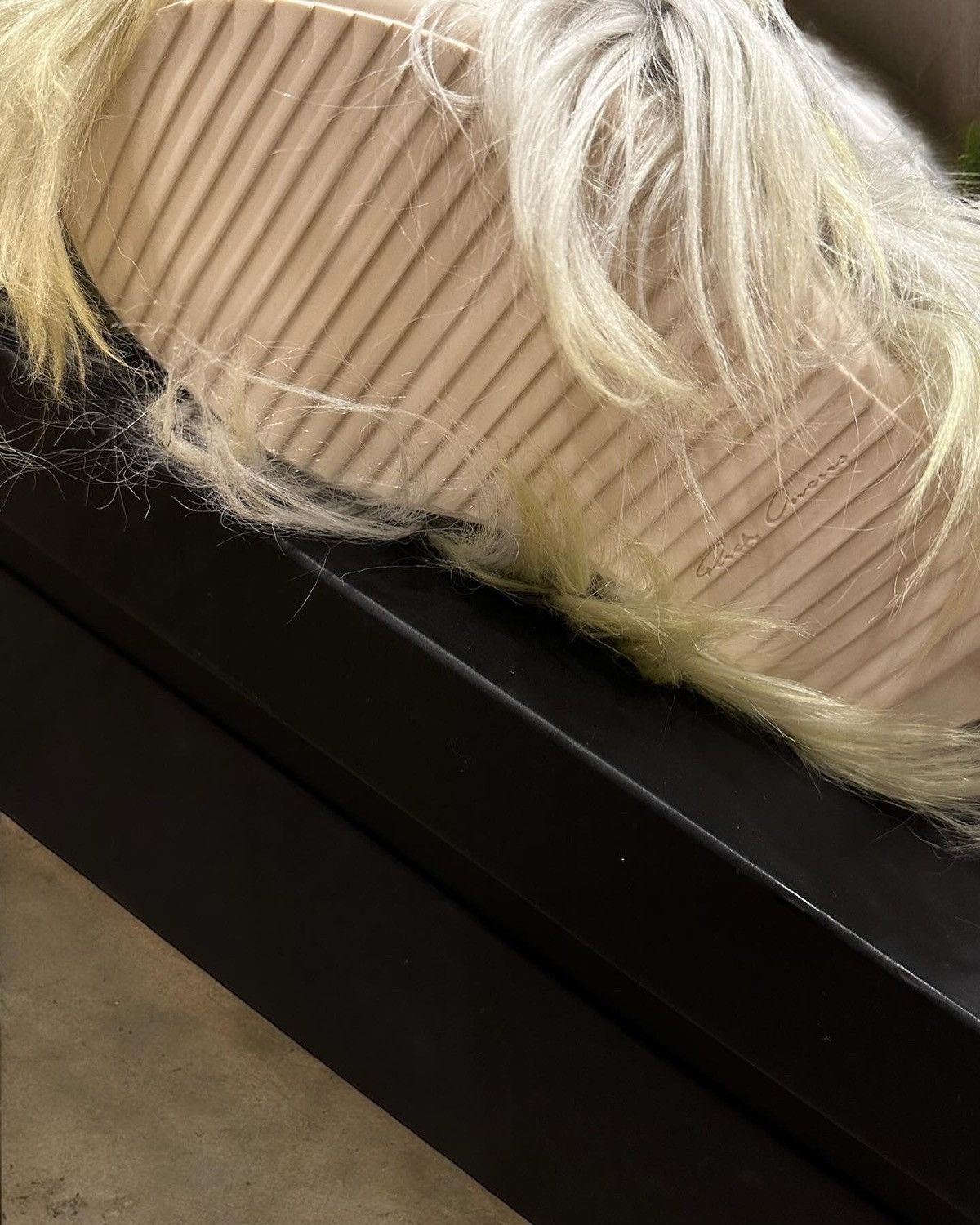 Moncler × Rick Owens Rick Owen’s Moncler Big Rocks Fur Boots Size US 7 / EU 40 - 6 Thumbnail