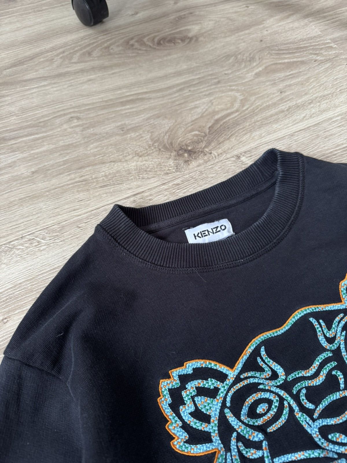 Kenzo Kenzo Embroidered Big Logo Tiger Sweatshirt Size US S / EU 44-46 / 1 - 4 Thumbnail