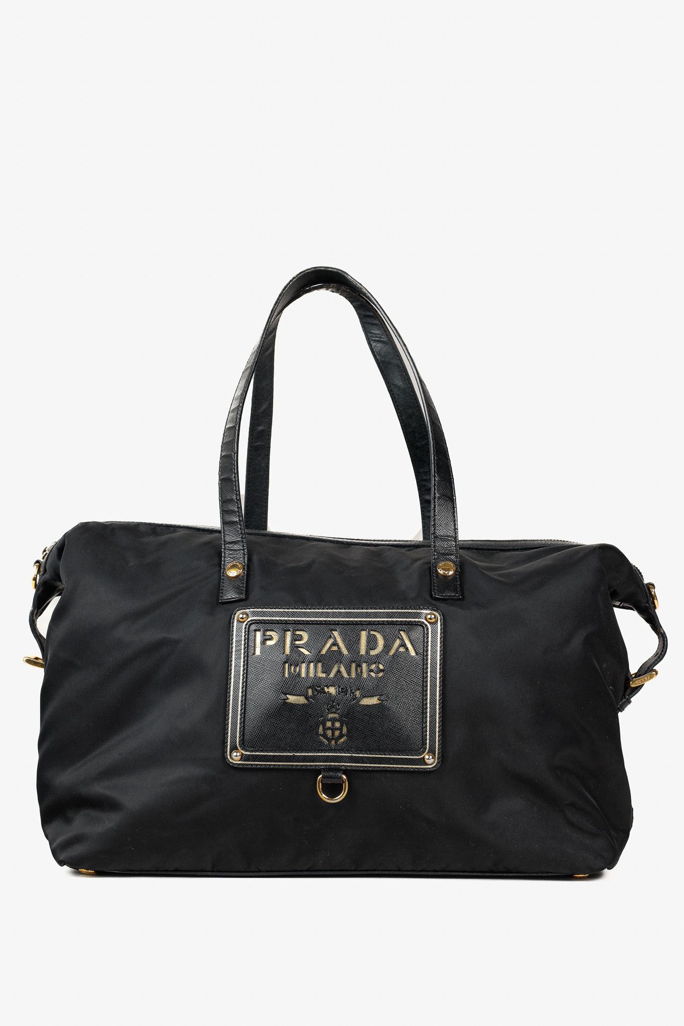 Prada Prada Vintage Tessuto Nylon Saffiano Stencil Logo Bag Size ONE SIZE - 1 Thumbnail