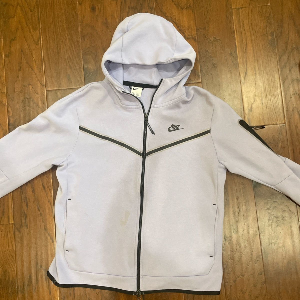 Nike Nike Tech Fleece hoodie “light thistle” Size US L / EU 52-54 / 3 - 1 Thumbnail