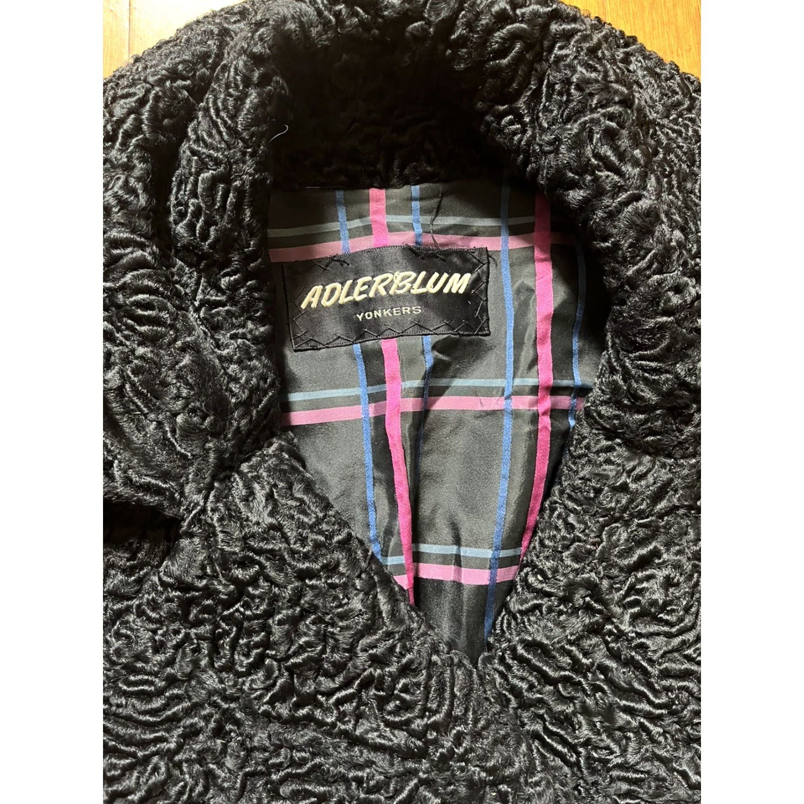 Vintage VINTAGE Adlerblum Coat Women’s M Black Wool Long Button Jacket/Coat Overcoat Size M / US 6-8 / IT 42-44 - 3 Thumbnail