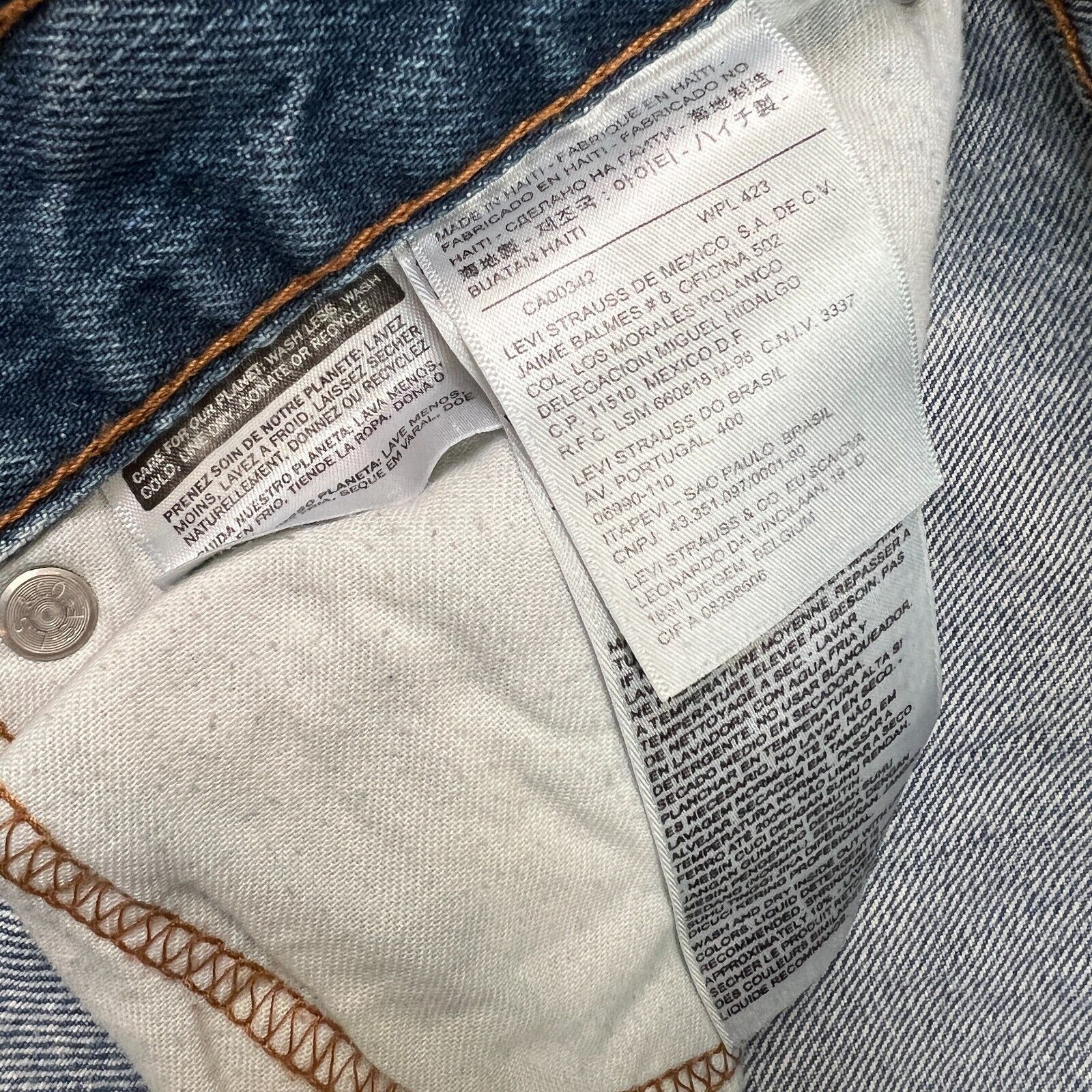 Levi's × Vintage Levi's 559 Jeans 36x32 Relaxed Straight Fit Denim Pants Size US 36 / EU 52 - 9 Thumbnail