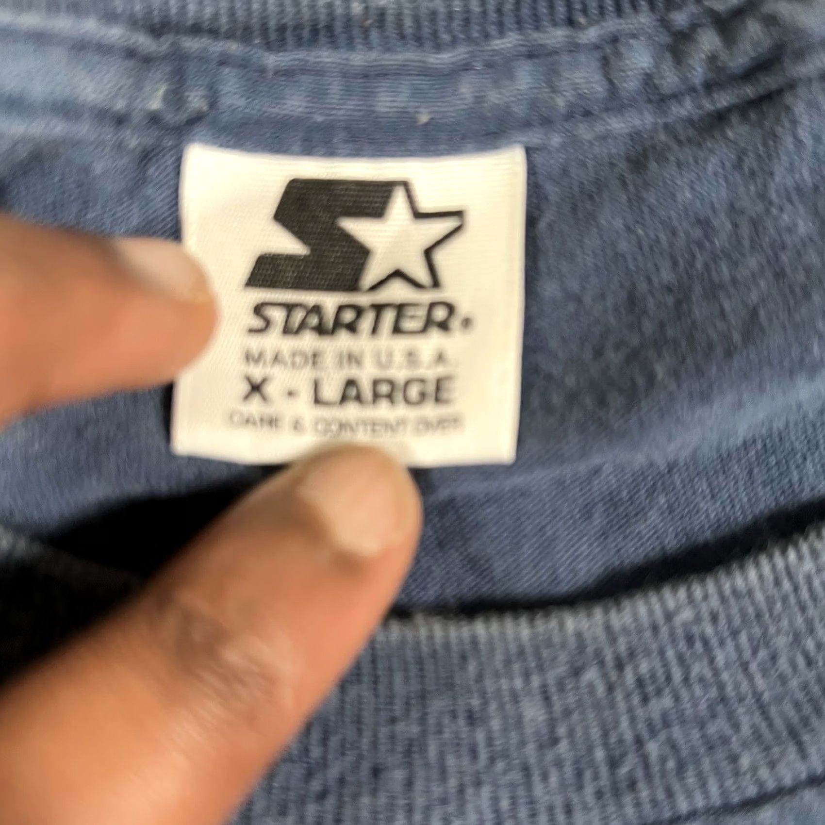 Starter VINTAGE Starter New York Yankees T-Shirt MLB USA XL Blue Mens Size US XL / EU 56 / 4 - 6 Thumbnail