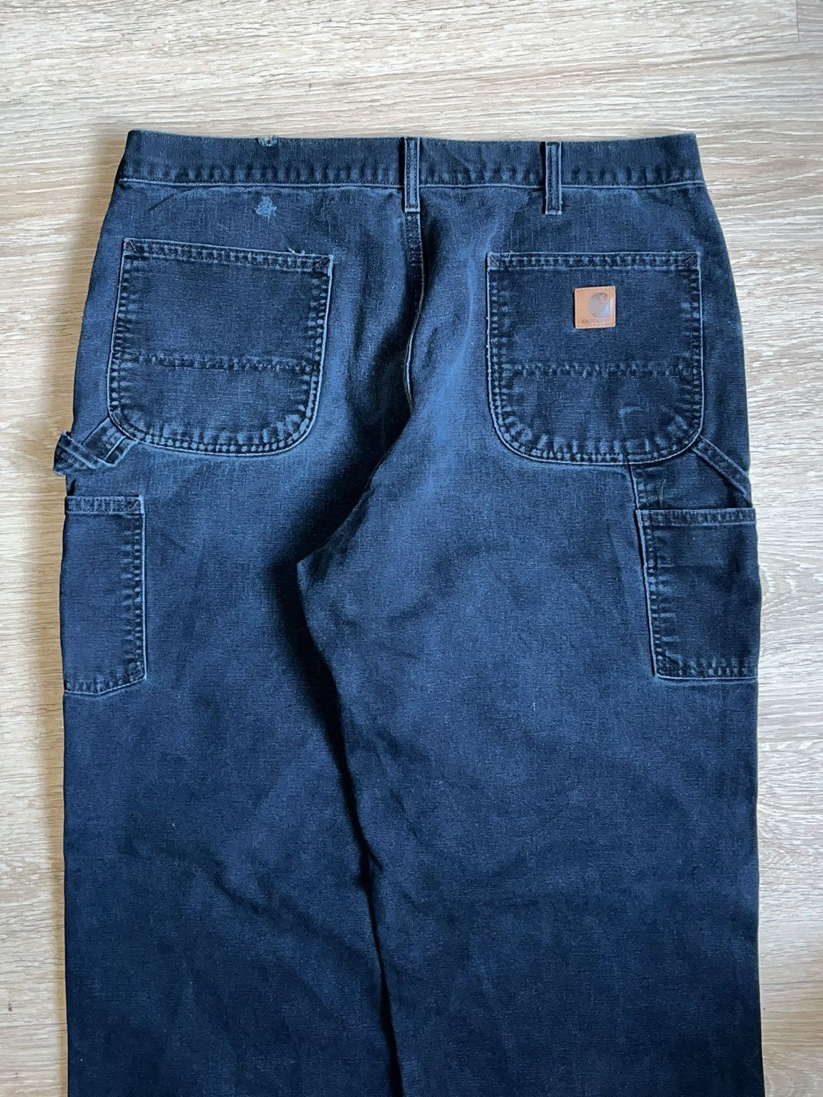 Vintage Crazy Y2K Faded Thrashed ERD Skater Wide Leg Carhartt Pants Size US 38 / EU 54 - 2 Thumbnail