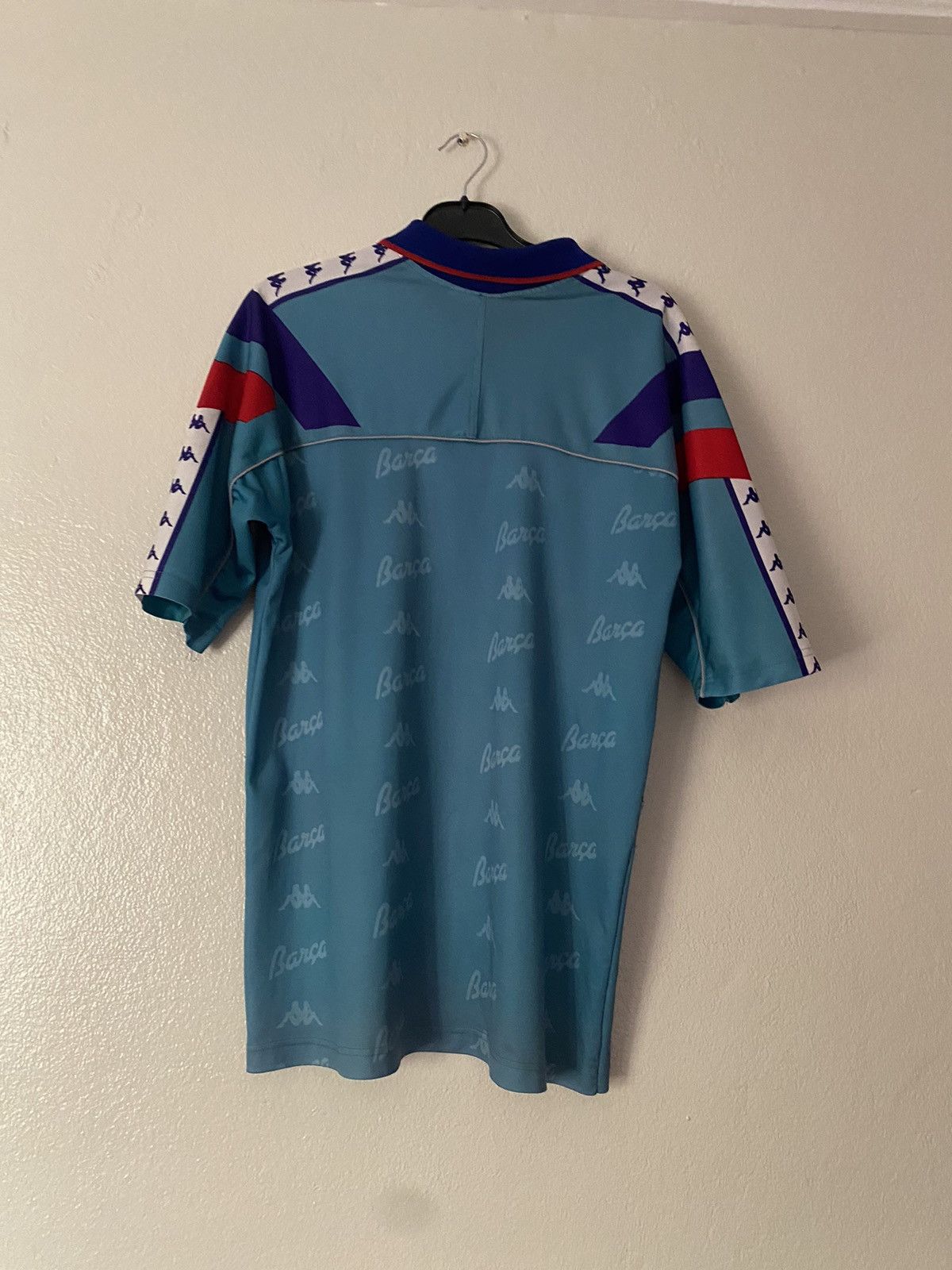 Kappa BARCELONA 1992/1994 AWAY JERSEY Size US XL / EU 56 / 4 - 7 Thumbnail