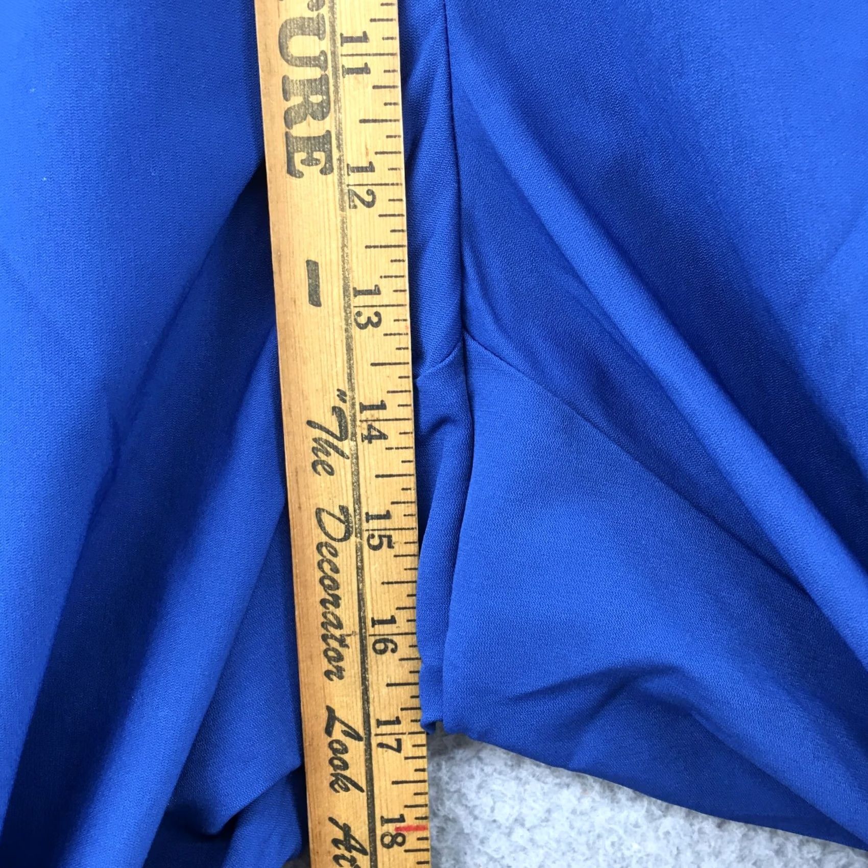Worthington Worthington Skinny Pants Womens 28W Blue Solid Rayon Blend Mid Rise Casual NWT Size 28" / US 6 / IT 42 - 6 Thumbnail