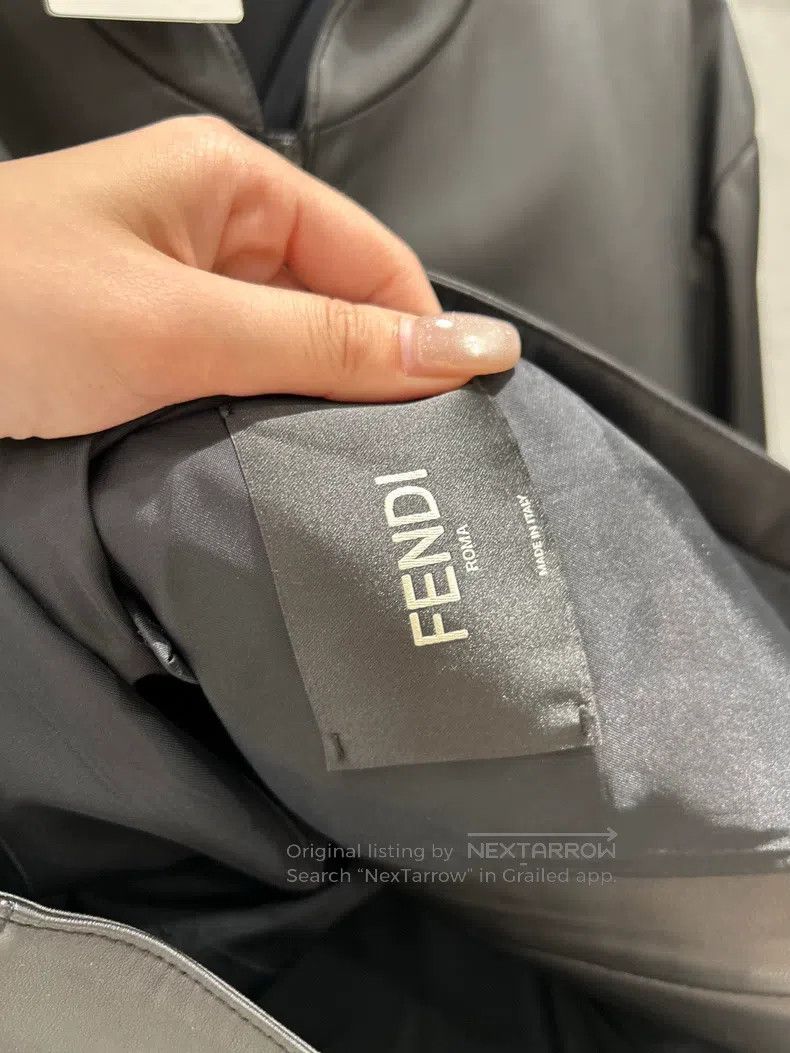 Fendi Fendi Leather Jacket Size US M / EU 48-50 / 2 - 4 Thumbnail