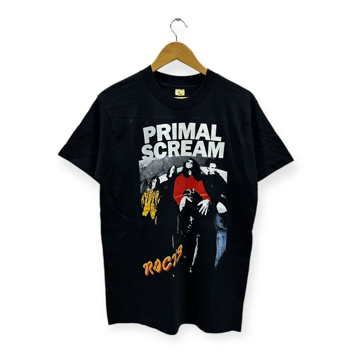 Band Tees × Vintage vintage 90s PRIMAL SCREAM rocks single promo t-shirts Size US L / EU 52-54 / 3 - 1 Thumbnail