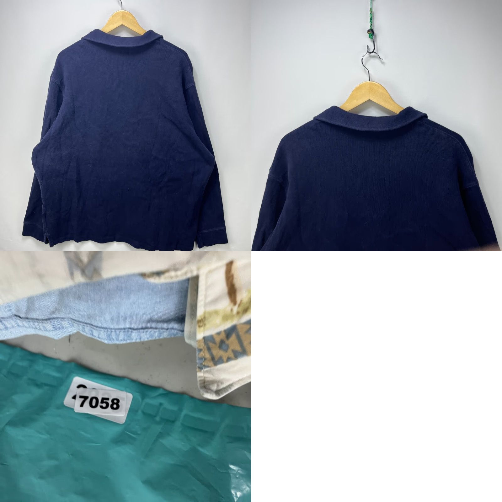 Polo Ralph Lauren VINTAGE Polo Ralph Lauren Quarter Zip Pony Sweatshirt 2XL Blue 90s Mens Pullover Sweatshirt” Size US XXL / EU 58 / 5 - 8 Thumbnail