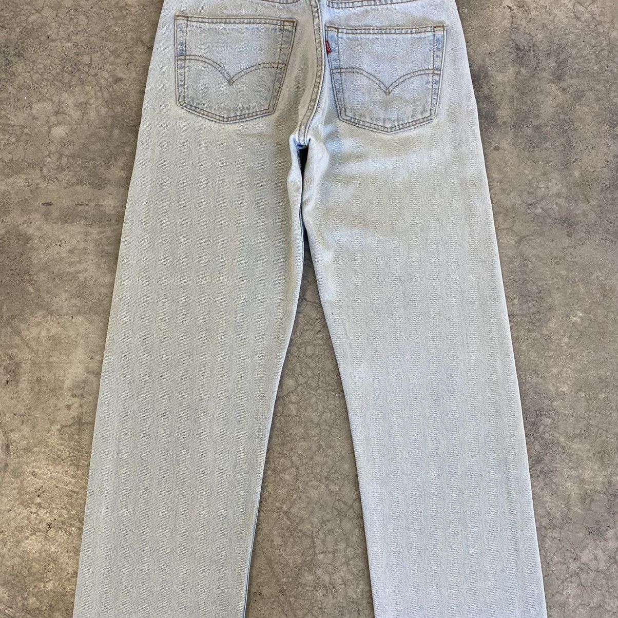 Levi's Vintage 90’s Levis 501 Light Blue Jeans Size US 31 - 18 Thumbnail