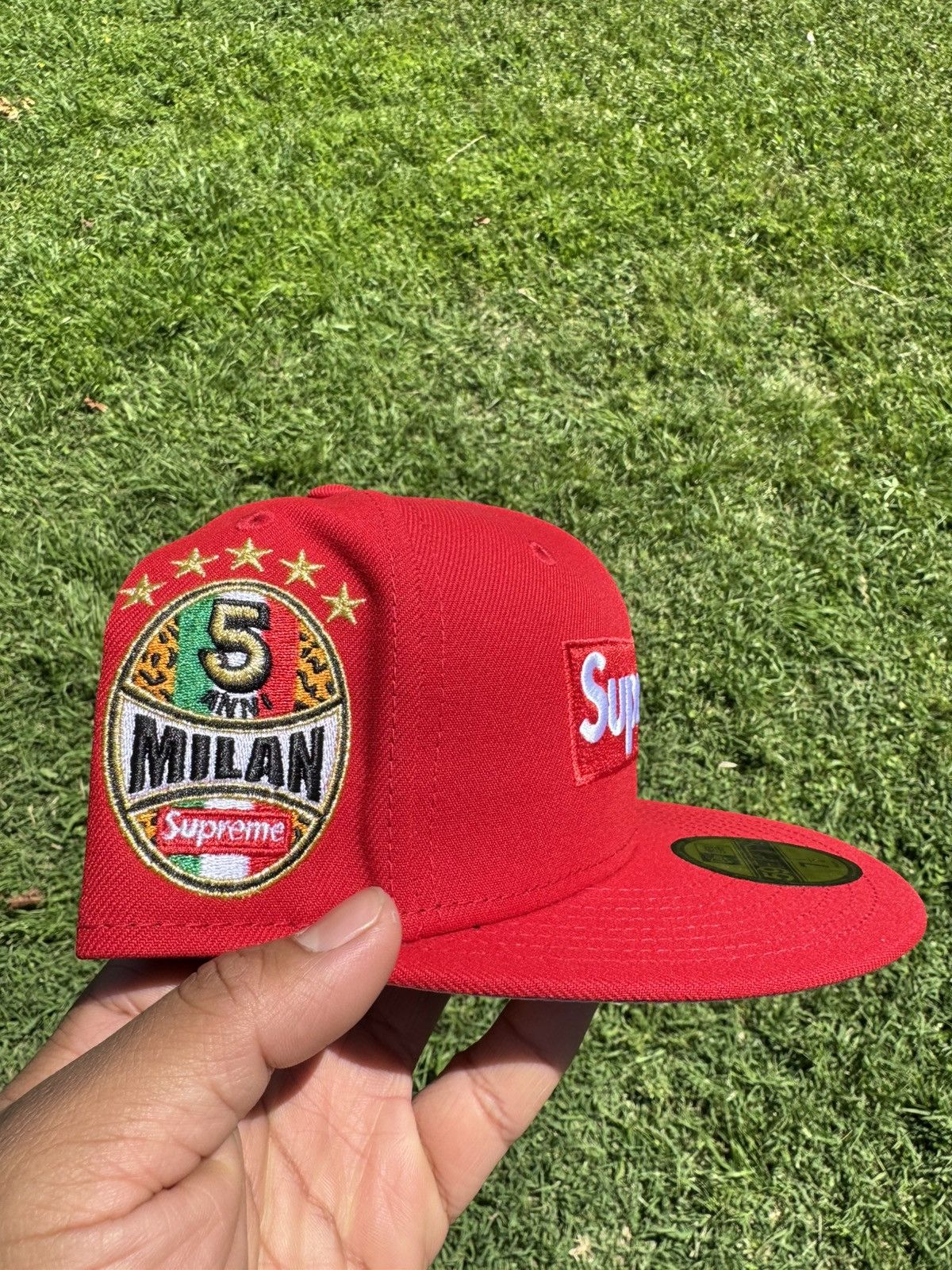 New Era × Supreme Supreme Shop Box Logo Red (Size 7 1/2 ) Size ONE SIZE - 2 Thumbnail