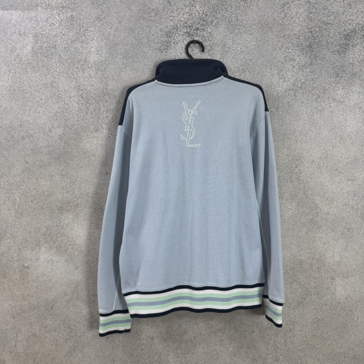 Yves Saint Laurent Vintage Yves Saint Lauren Zip Up Hoodie YSL Size US L / EU 52-54 / 3 - 10 Thumbnail
