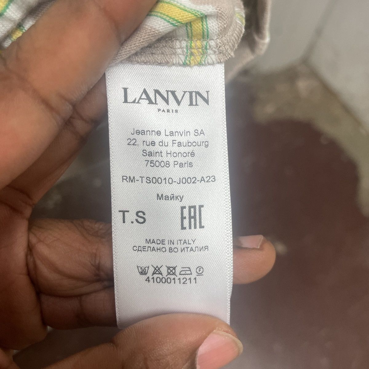 Lanvin Lanvin Classic Fit Size L Size US L / EU 52-54 / 3 - 3 Thumbnail