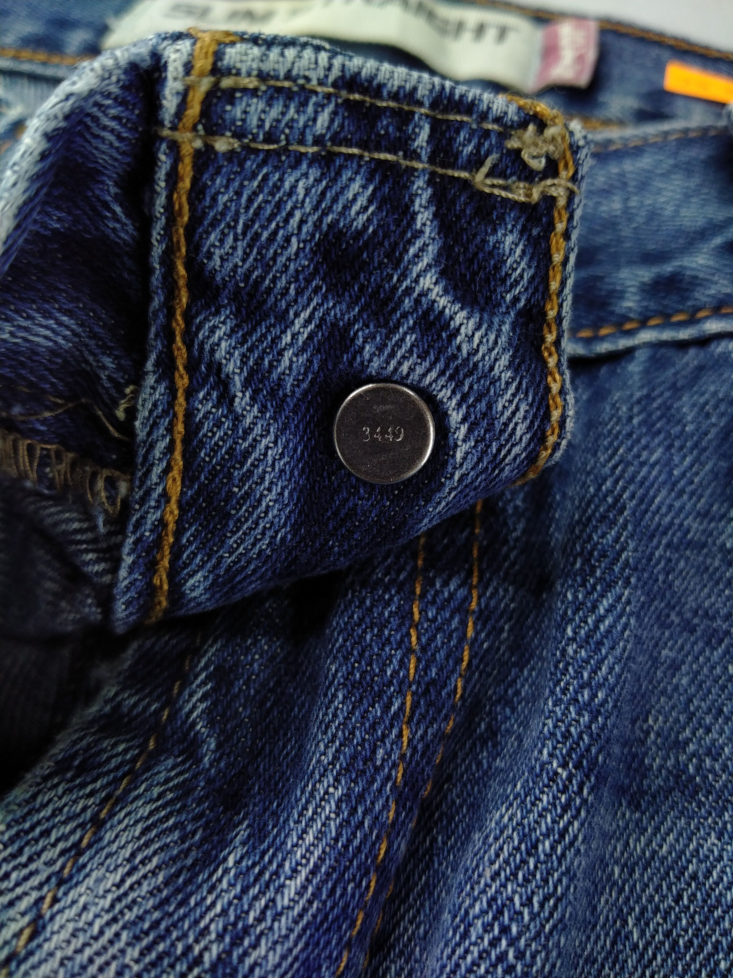 Levi's Blue Wash Vintage Classic Levi's 514 34x32.5 Denim -JG001 Size US 34 / EU 50 - 6 Thumbnail