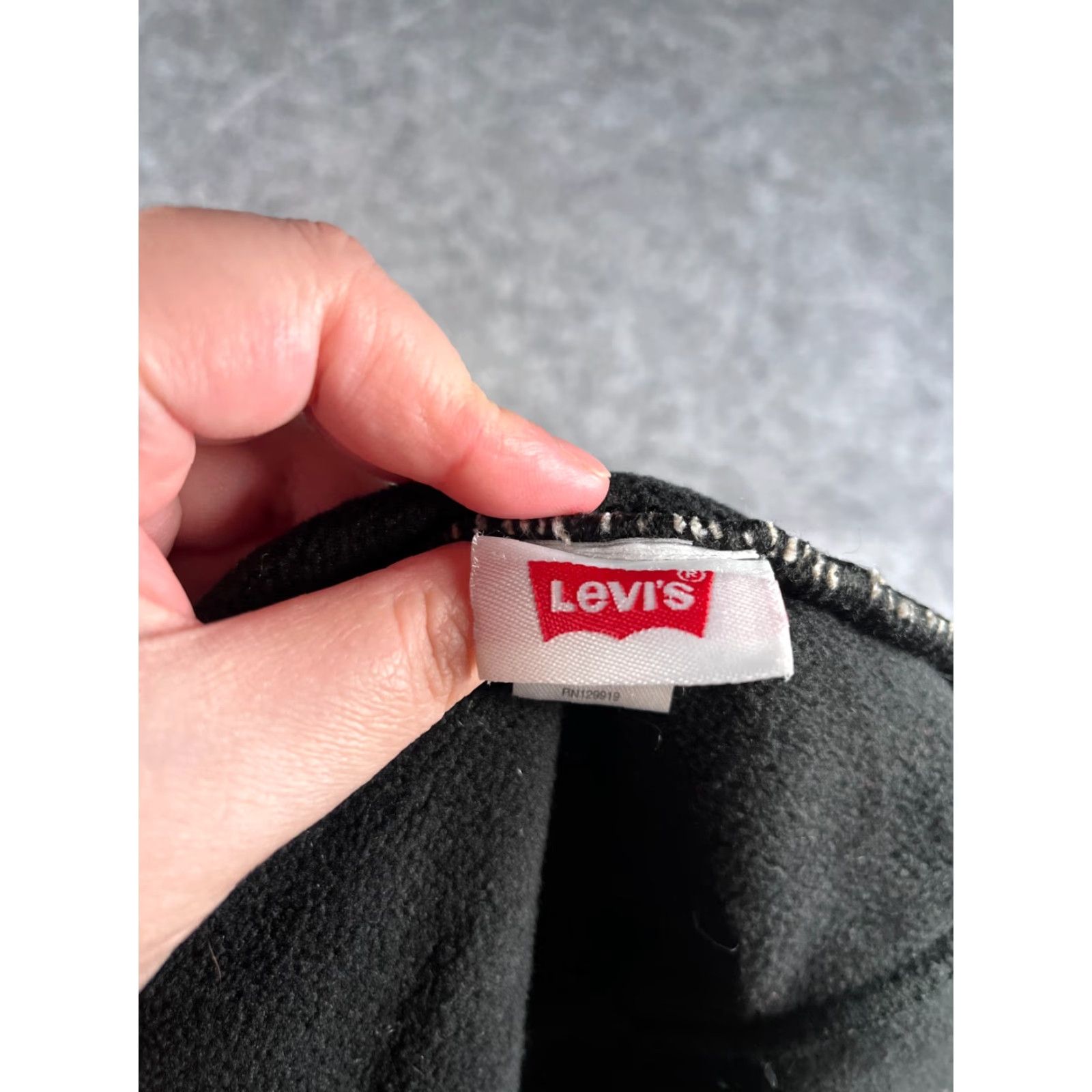 Levi's Levi Strauss & Co Beanie Toque Adult One Size Gray Acrylic Polyester Lined Ski Beanie Size ONE SIZE - 7 Thumbnail