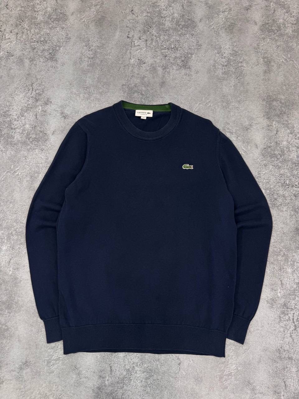 Lacoste Lacoste Men Sweatshirt Blue Crew Neck Size M Size US M / EU 48-50 / 2 - 1 Thumbnail