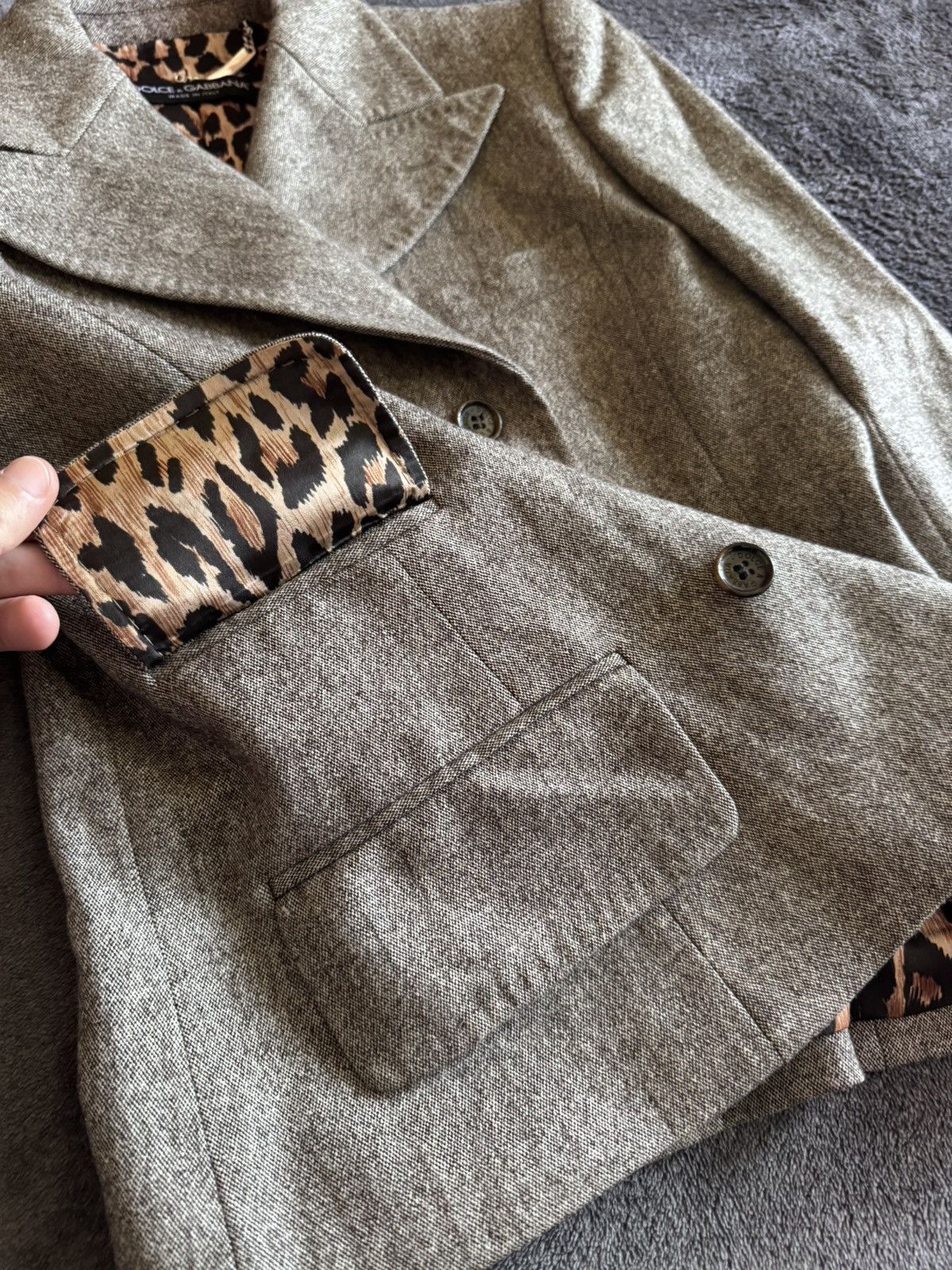 Dolce & Gabbana × Vintage Dolce Gabbana vintage double-breasted wool woman's blazer Size S / US 4 / IT 40 - 14 Thumbnail