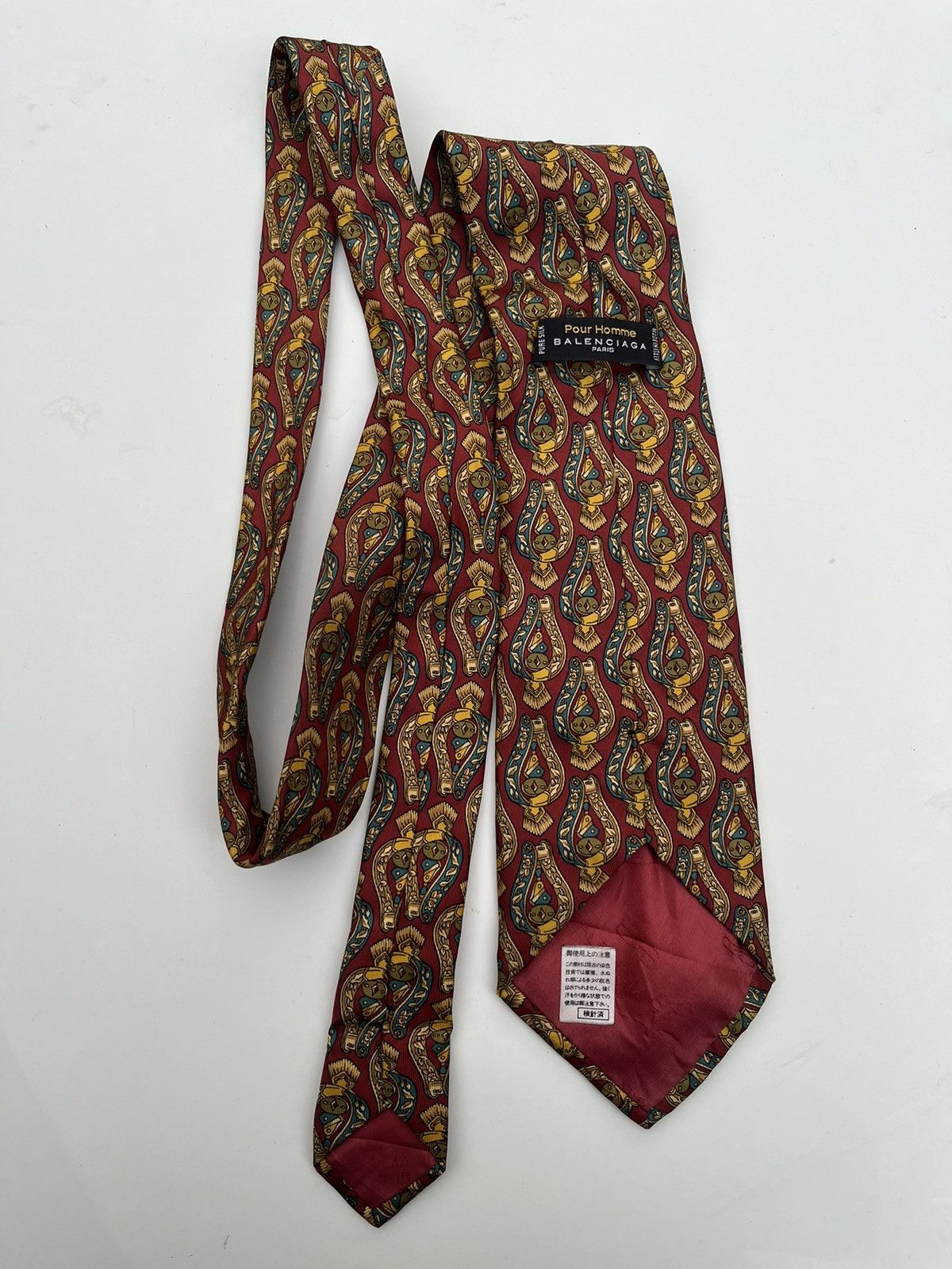 Balenciaga Vintage balenciaga silk tie Size ONE SIZE - 3 Thumbnail