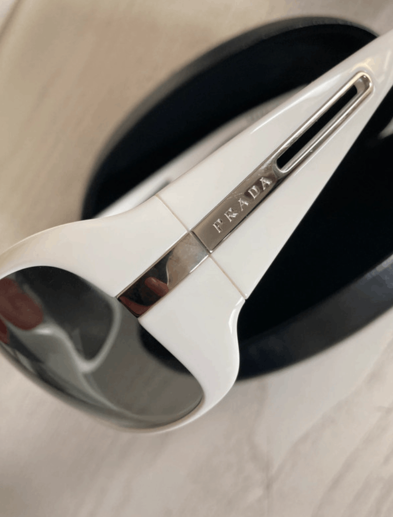 Prada PRADA Sunglasses Flame 2004 Star Mask Fire Chrome Silver Size ONE SIZE - 1 Thumbnail