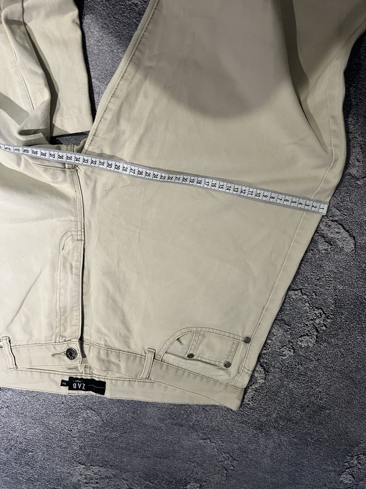 Vintage Japanese Wide Leg Baggy Streetwear Jeans Beige Size US 40 / EU 56 - 9 Thumbnail