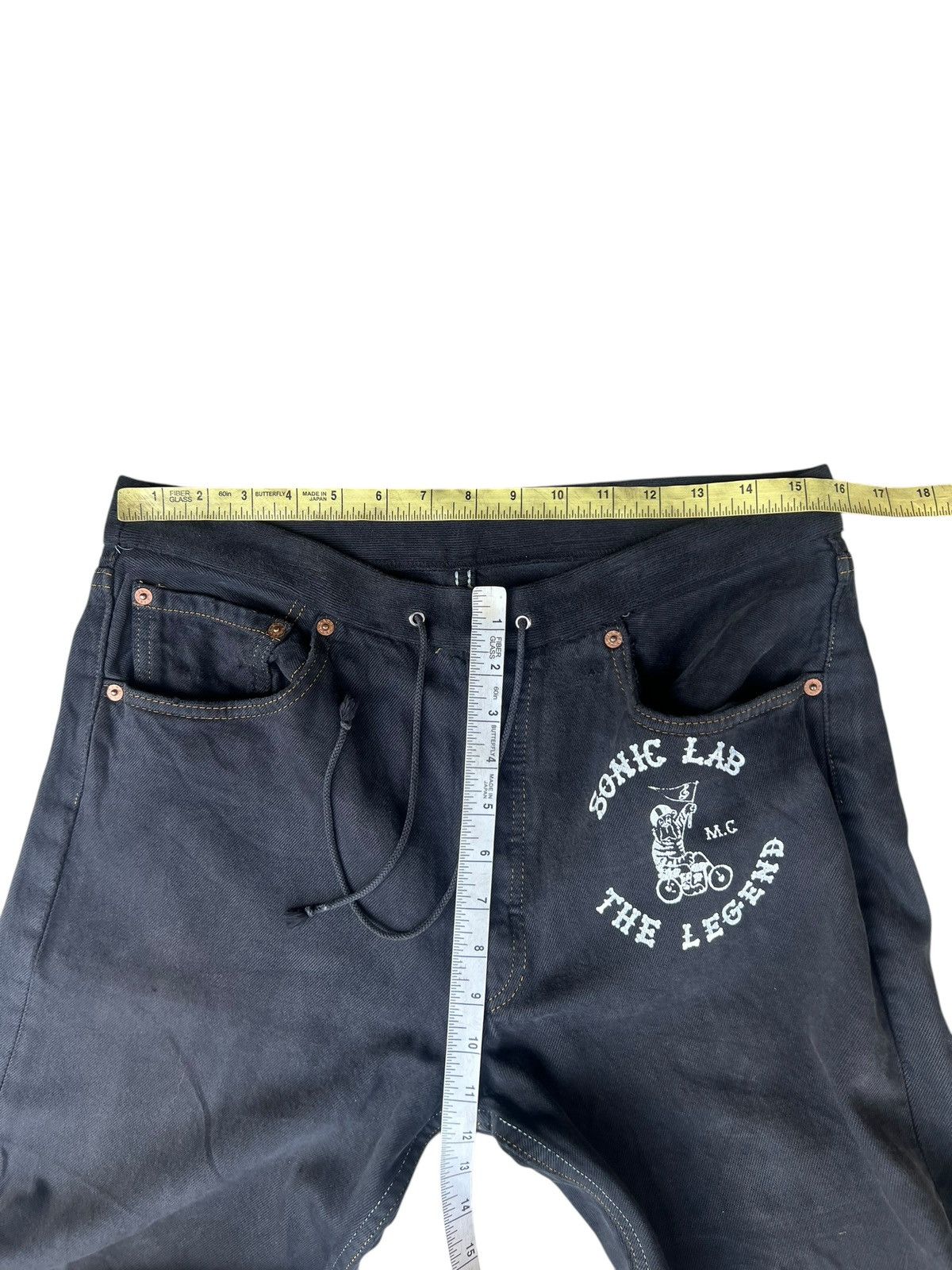 Sonic Lab Sonic Lab Japan X Levi’s 501 Reconstructed Denim Jeans Size US 30 / EU 46 - 4 Thumbnail