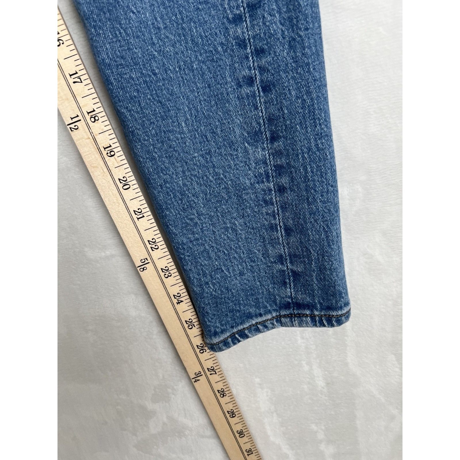 Levi's Levis Wedgie Jeans Womens 25 High Rise Straight Distressed B Size 25" / US 0 / IT 36 - 5 Thumbnail