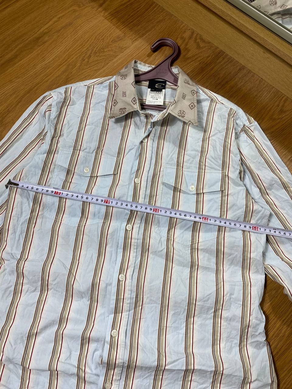 Just Cavalli Just Cavalli Stripe Vintage pocket striped shirt vintage Size US XXL / EU 58 / 5 - 19 Thumbnail