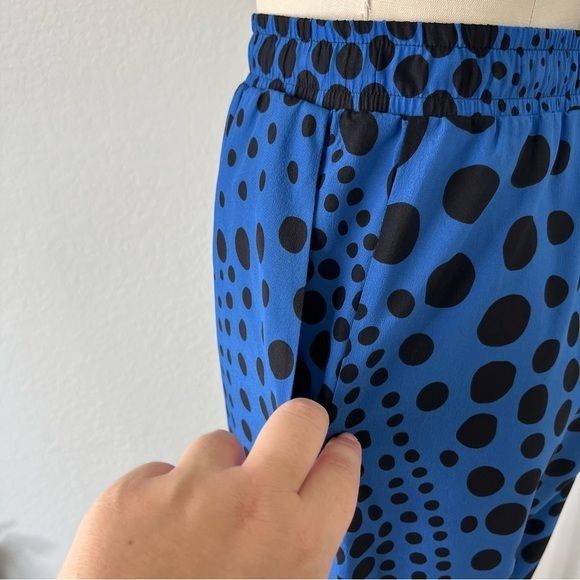 Bottega Veneta Bottega Veneta Resort 2016 Dotted Swirl Silk Spiral Trousers Size 27" / US 4 / IT 40 - 5 Thumbnail
