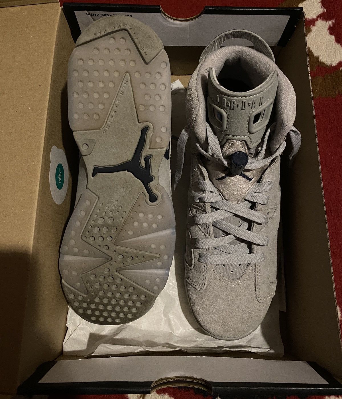 Jordan Brand Jordan 6 Georgetown (7Y) Size US 7 / EU 40 - 3 Thumbnail