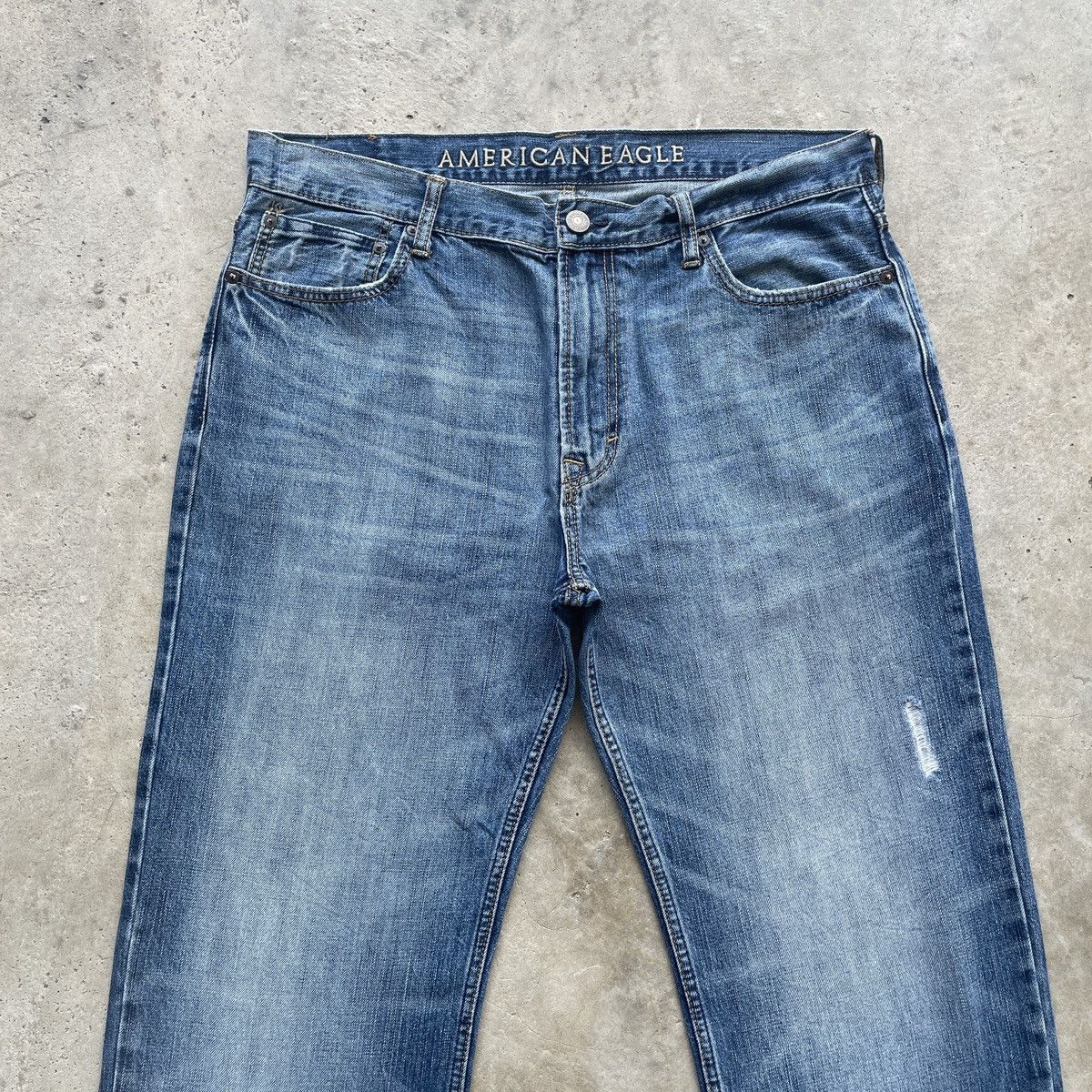American Eagle Outfitters W38 Vintage American Eagle BAGGY Jeans Faded Denim Pants Size US 38 / EU 54 - 3 Thumbnail