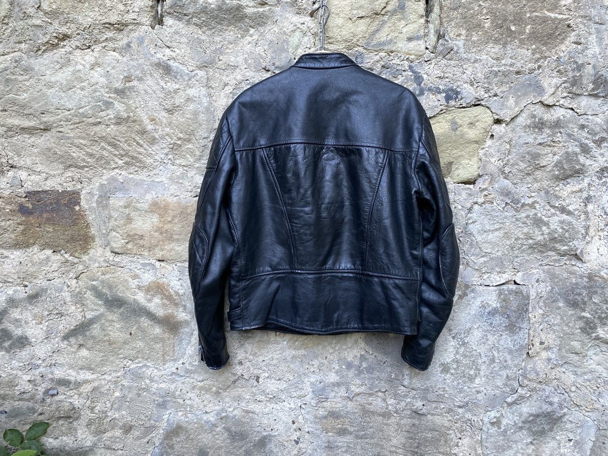 Vintage Rare Vintage 80s Wolf Leathers Biker Jacket Cafe Racer Size US L / EU 52-54 / 3 - 10 Thumbnail