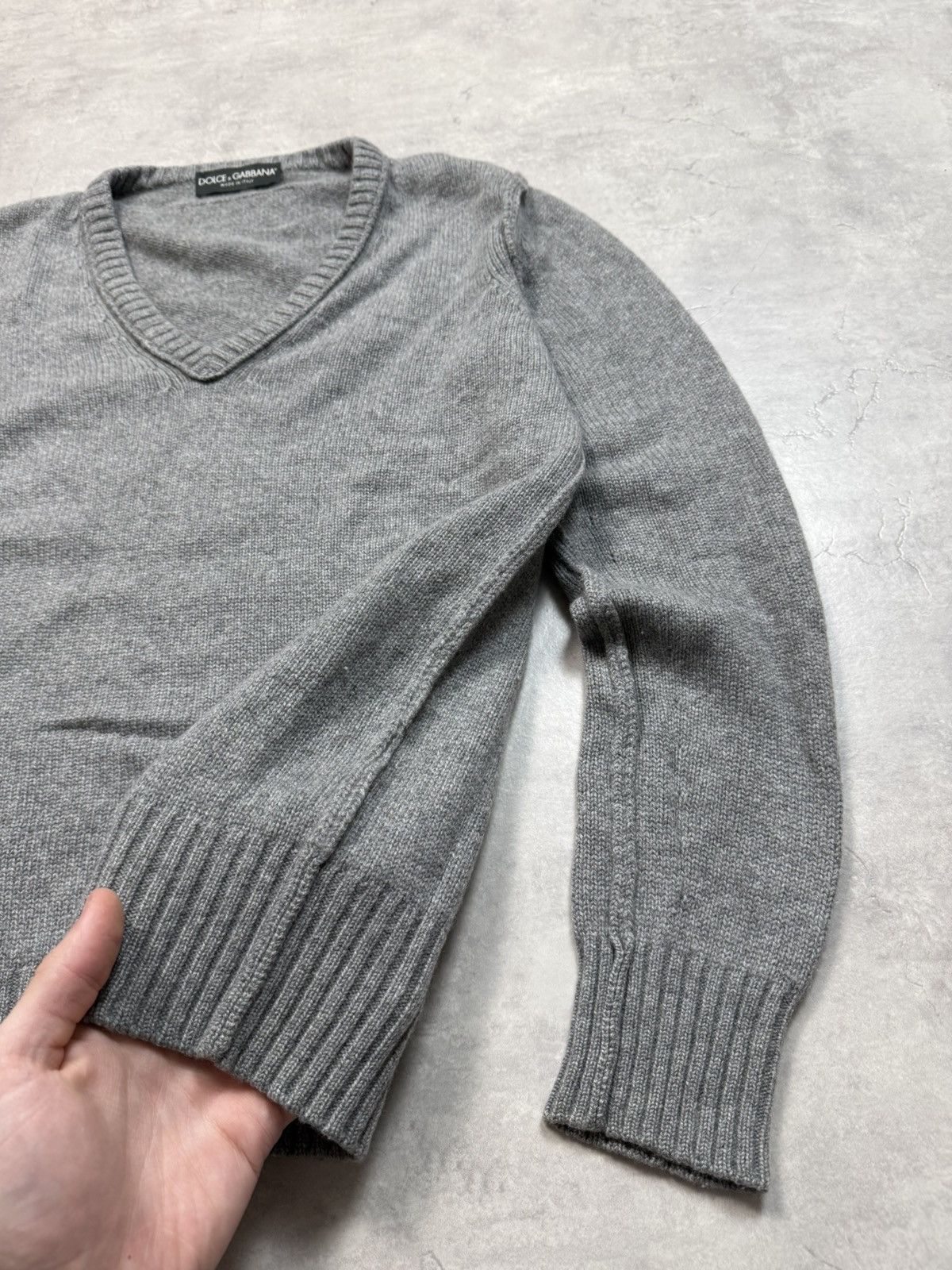Dolce & Gabbana Dolce Gabbana Back Logo Wool Luxury Sweater Size S / US 4 / IT 40 - 4 Thumbnail