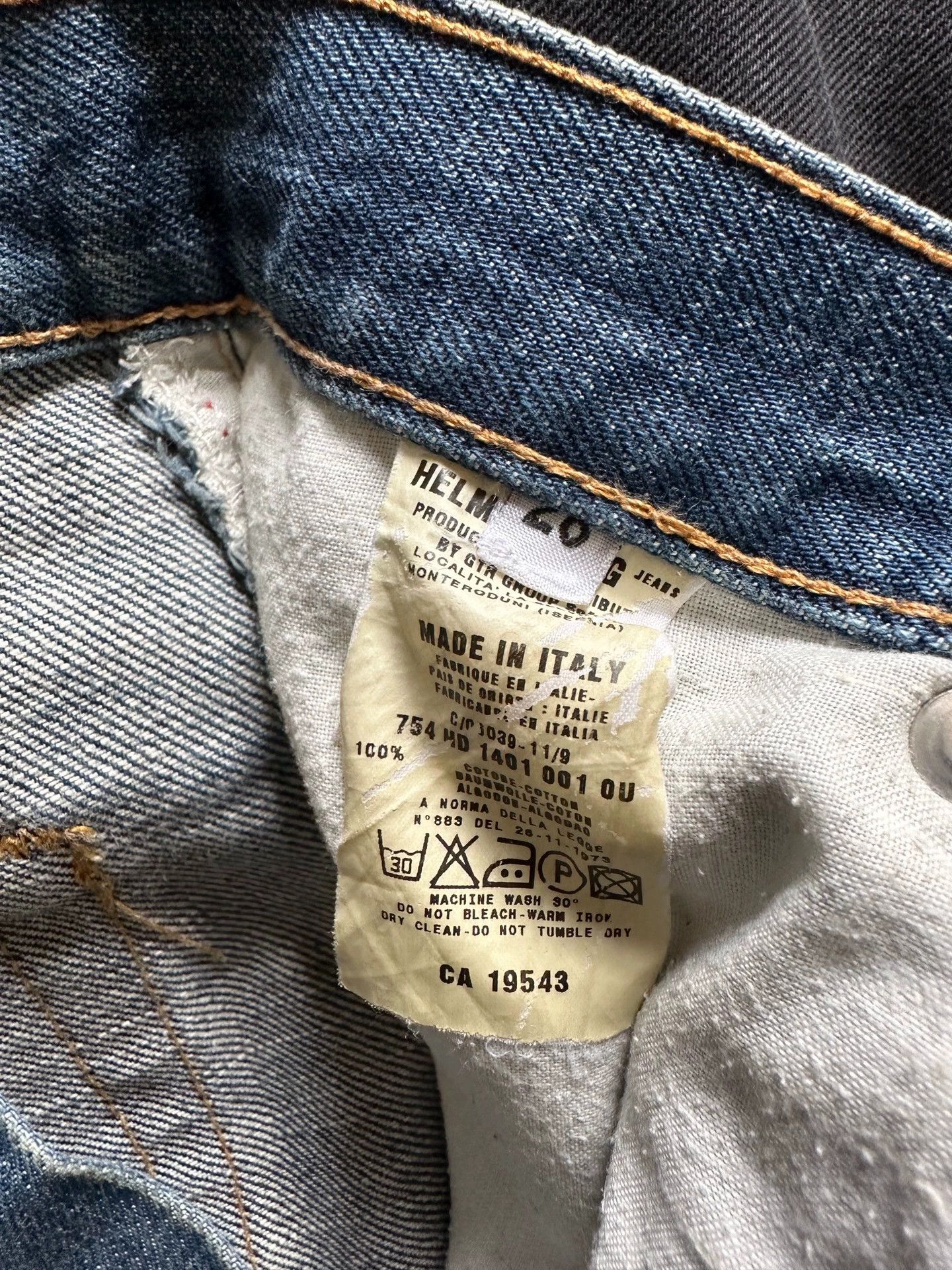 Helmut Lang Helmut Lang Classic Denim Vintage Jeans 28 Early GTR Fabric Size US 28 / EU 44 - 6 Thumbnail