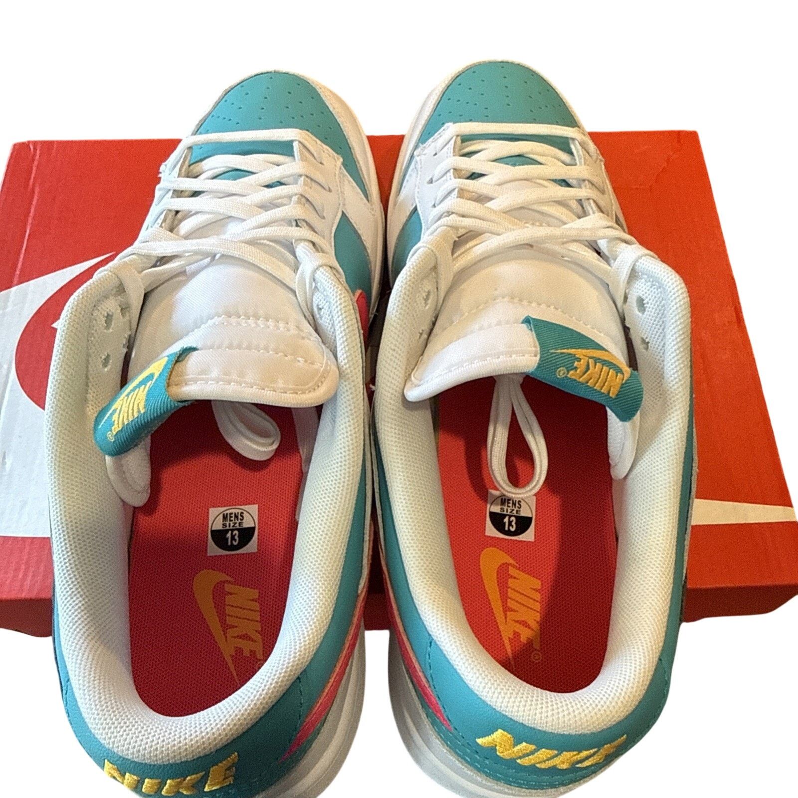 Nike Nike Dunk Retro Shoes Low Top Dusty Cactus Thunder Blue NEW Size US 13 / EU 46 - 6 Thumbnail