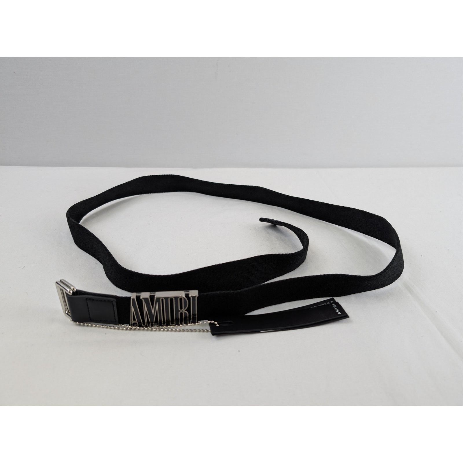 Amiri o1rshd1 Q:4 / Size: OS / 3cm Enamel Skater Belt in Black Size ONE SIZE - 8 Thumbnail