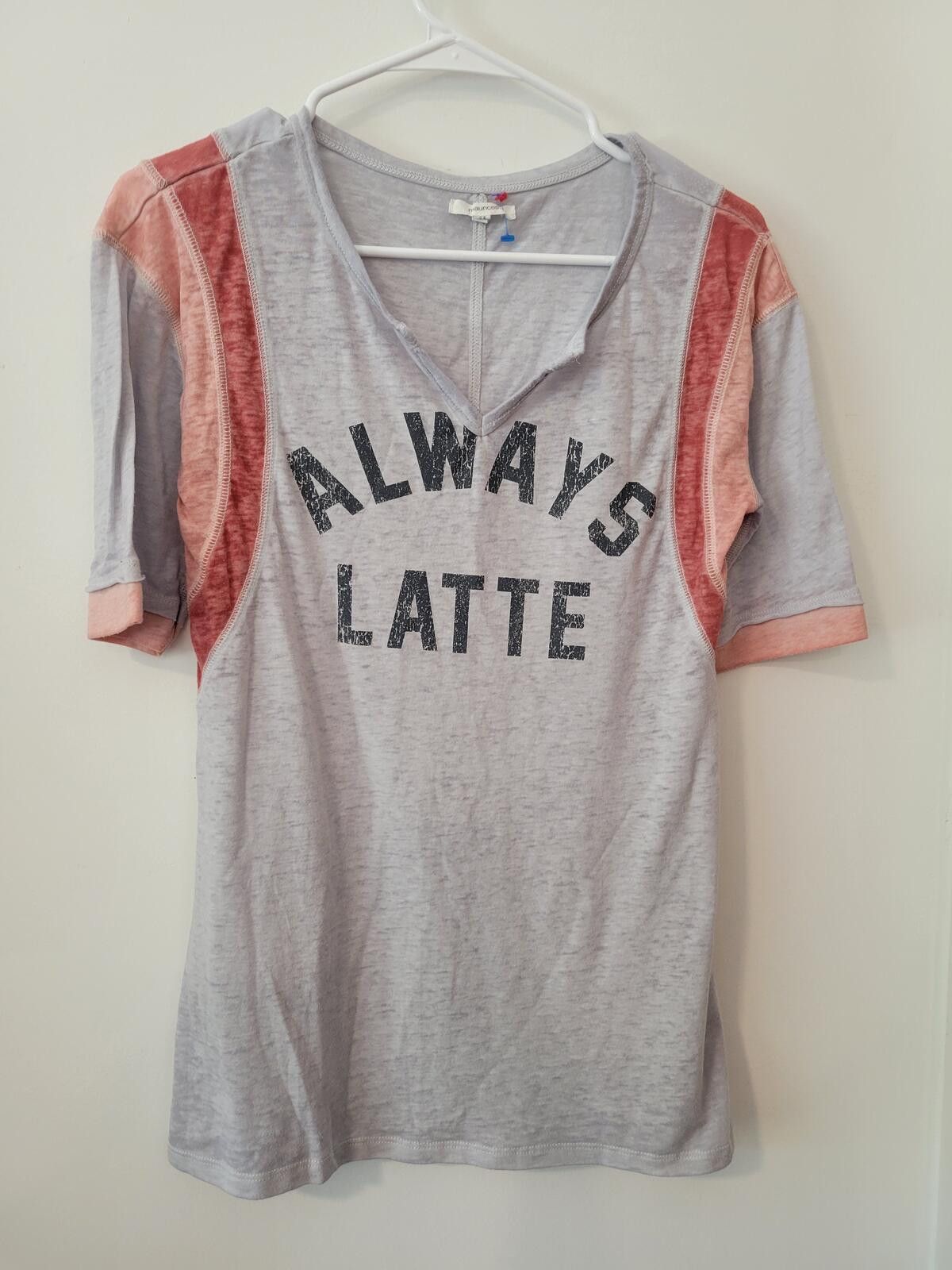 Other Maurices 'Always Latte' Graphic Tee Shirt, Size Large Size L / US 10 / IT 46 - 1 Thumbnail