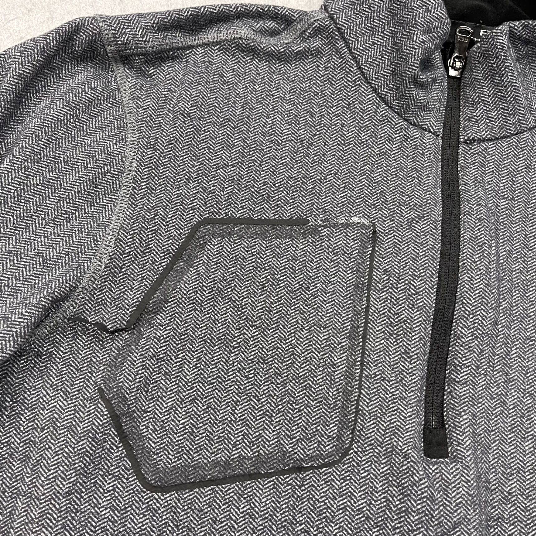 RLX Ralph Lauren RLX Ralph Lauren Golf Jacket Mens M Herringbone 1/4 Zip Logo Gray Size US M / EU 48-50 / 2 - 4 Thumbnail