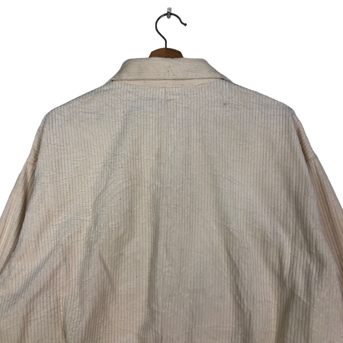 Japanese Brand 🔥Cropped Biker Jacket Corduroy GU Japan Issey Miyake Size US XL / EU 56 / 4 - 9 Thumbnail