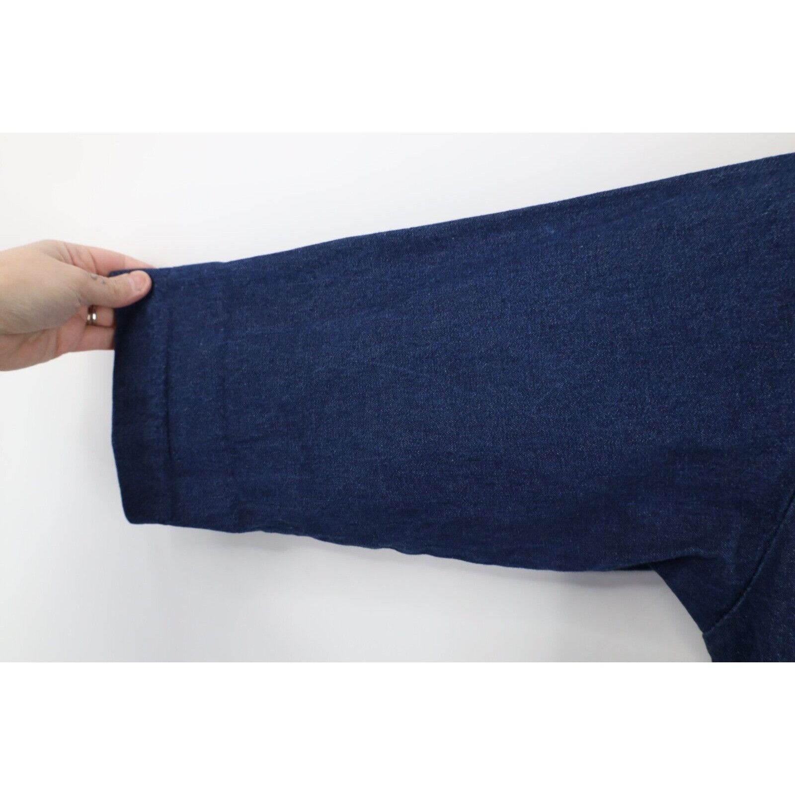 Vintage Vintage 80s 90s Streetwear Faded Long Sleeve Denim Dress Size M / US 6-8 / IT 42-44 - 11 Thumbnail