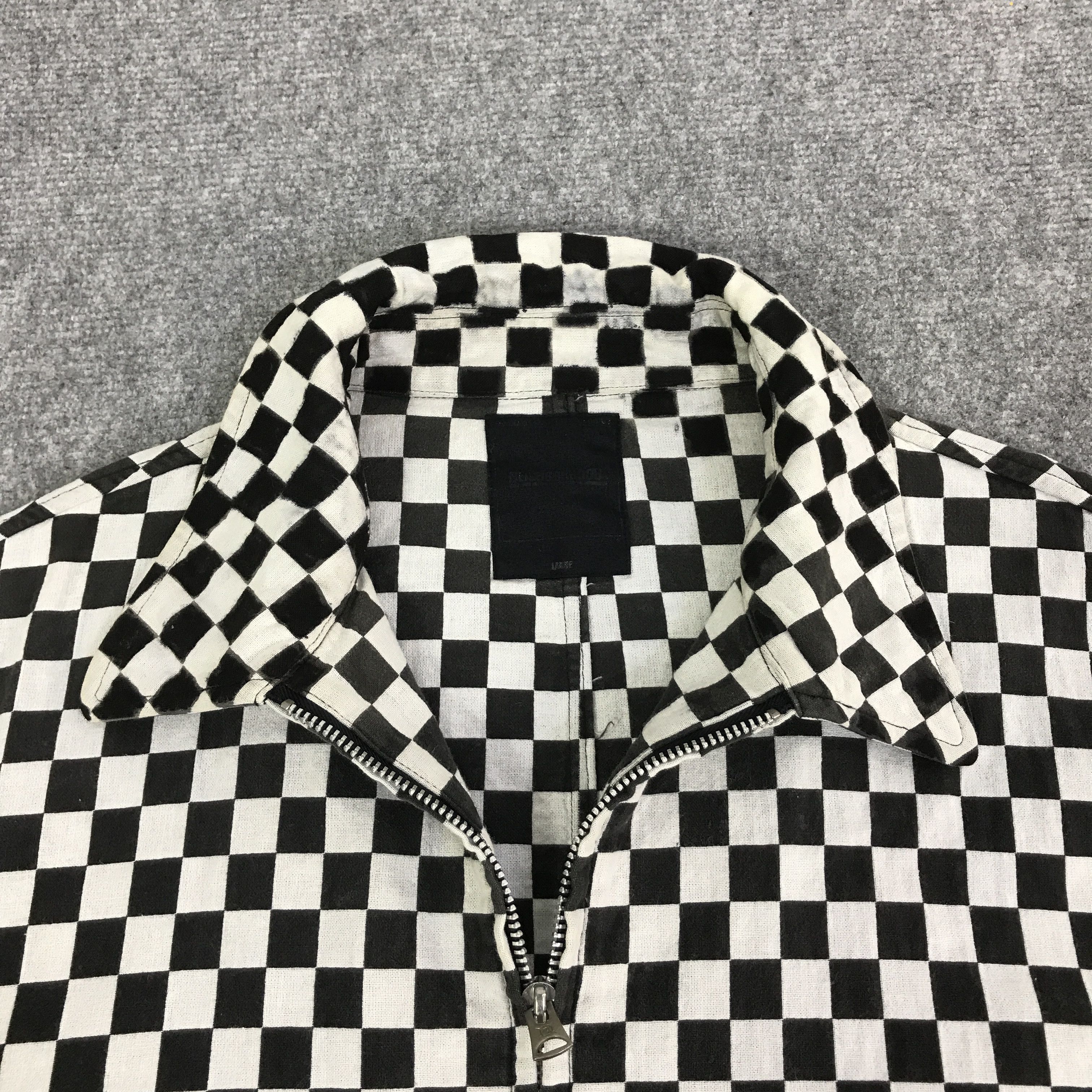 Neighborhood NEIGHBORHOOD CHECKERED DESIGN JACKET K106B15 Size US L / EU 52-54 / 3 - 8 Thumbnail
