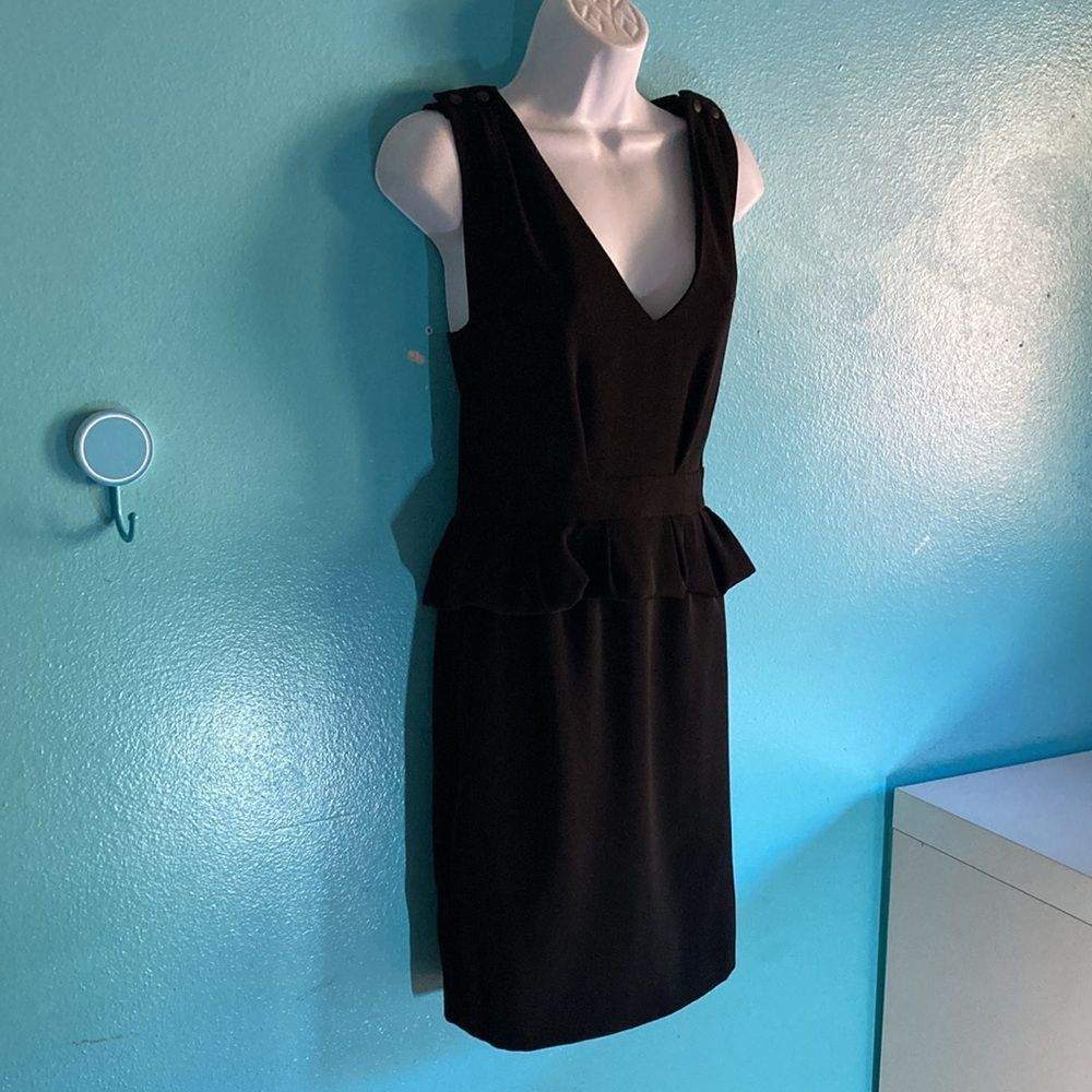 Maje Maje Womens Black Sleeveless V-Neck Dress Size 1 Fits US Size XS Size XS / US 0-2 / IT 36-38 - 1 Thumbnail